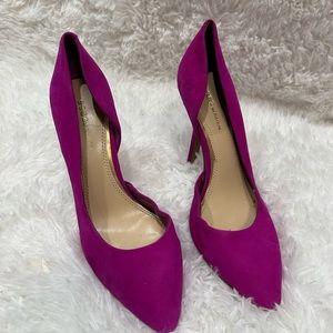 BCBG Paris magenta heels